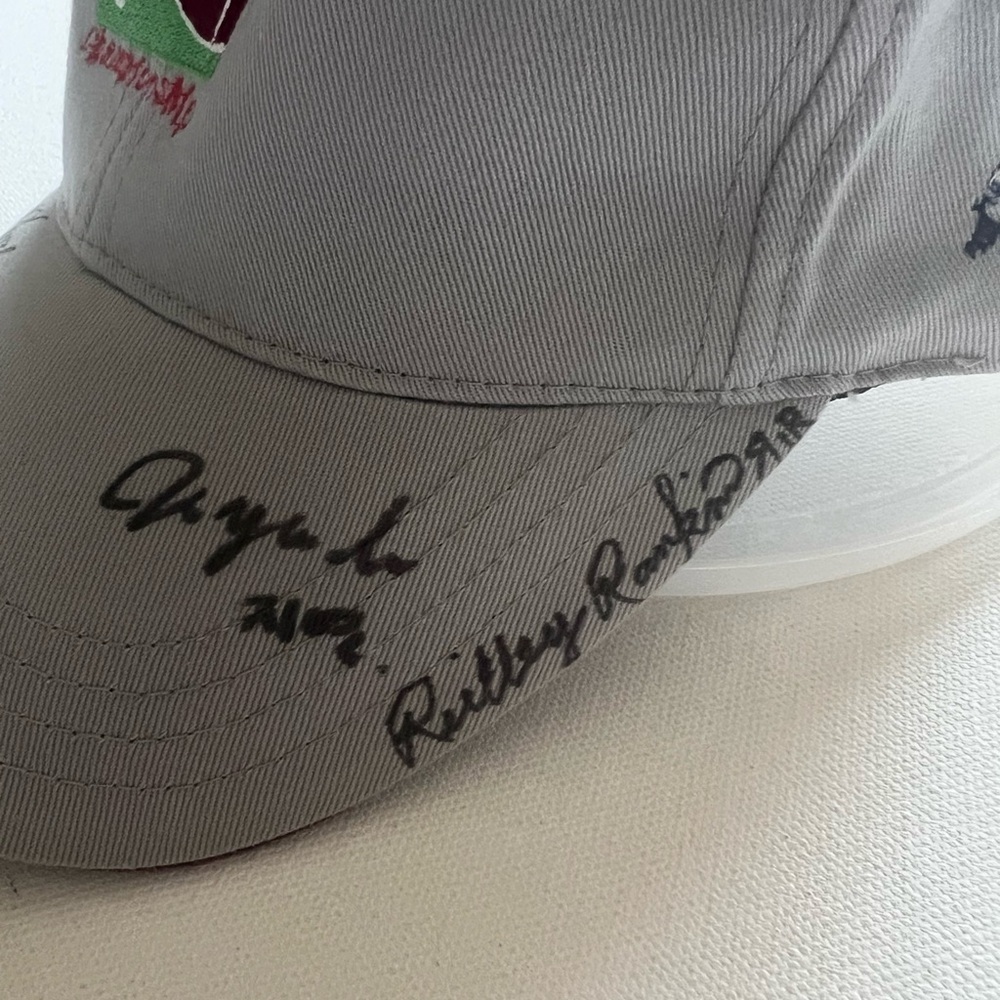 NWT Women's Gray Kraft Nabisco Championship Cap signed by Reilly Rankin LPGA - Picture 2 of 7